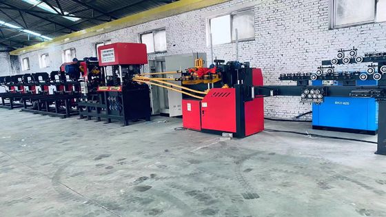 Máquina de soldar barras de aço de 6-12 mm de diâmetro com erro de comprimento de ±5 mm/m