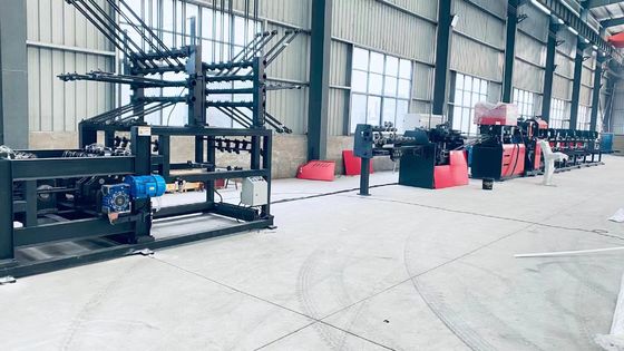 Máquina de soldadura de barras de aço robusto - Erro de comprimento ± 5 mm/m Diâmetro da barra lateral 4-7 mm Altura de soldadura 70 mm-270 mm