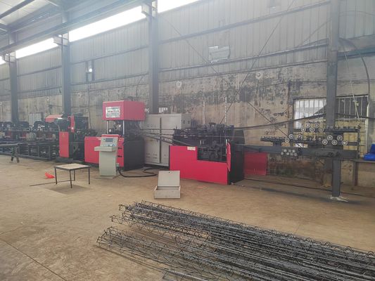 Máquina de solda de barras de aço com controle de tela sensível ao toque Altura de soldagem 70mm-270mm