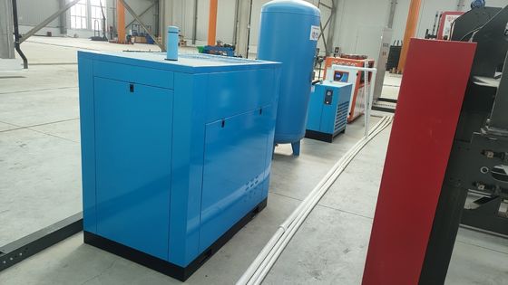 Compressor de parafuso industrial PLC com secador de ar