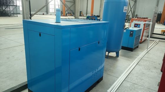 Compressor de ar de parafusos rotativos de accionamento directo PLC para indústria