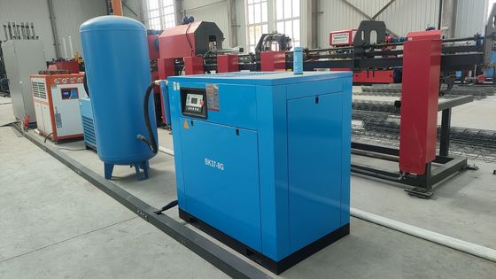 Compressor de parafuso elétrico controlado por PLC 37/22kw com baixo nível de ruído