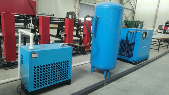 Compressor automático de parafusos de ar 0,8 Mpa Pressão de descarga