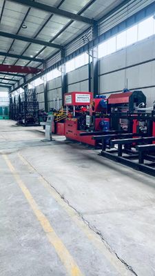 Máquina de solda de barras de aço com tela de toque PLC Precisão 12-15m Velocidade de soldagem 70-270mm Altura de soldagem