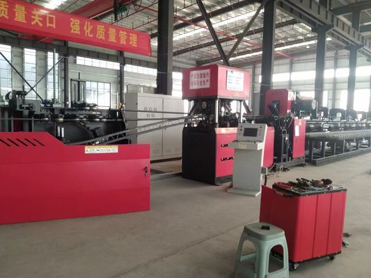 Máquina de soldadura de barras de aço robusta com sistema de controle PLC para soldas sem falhas
